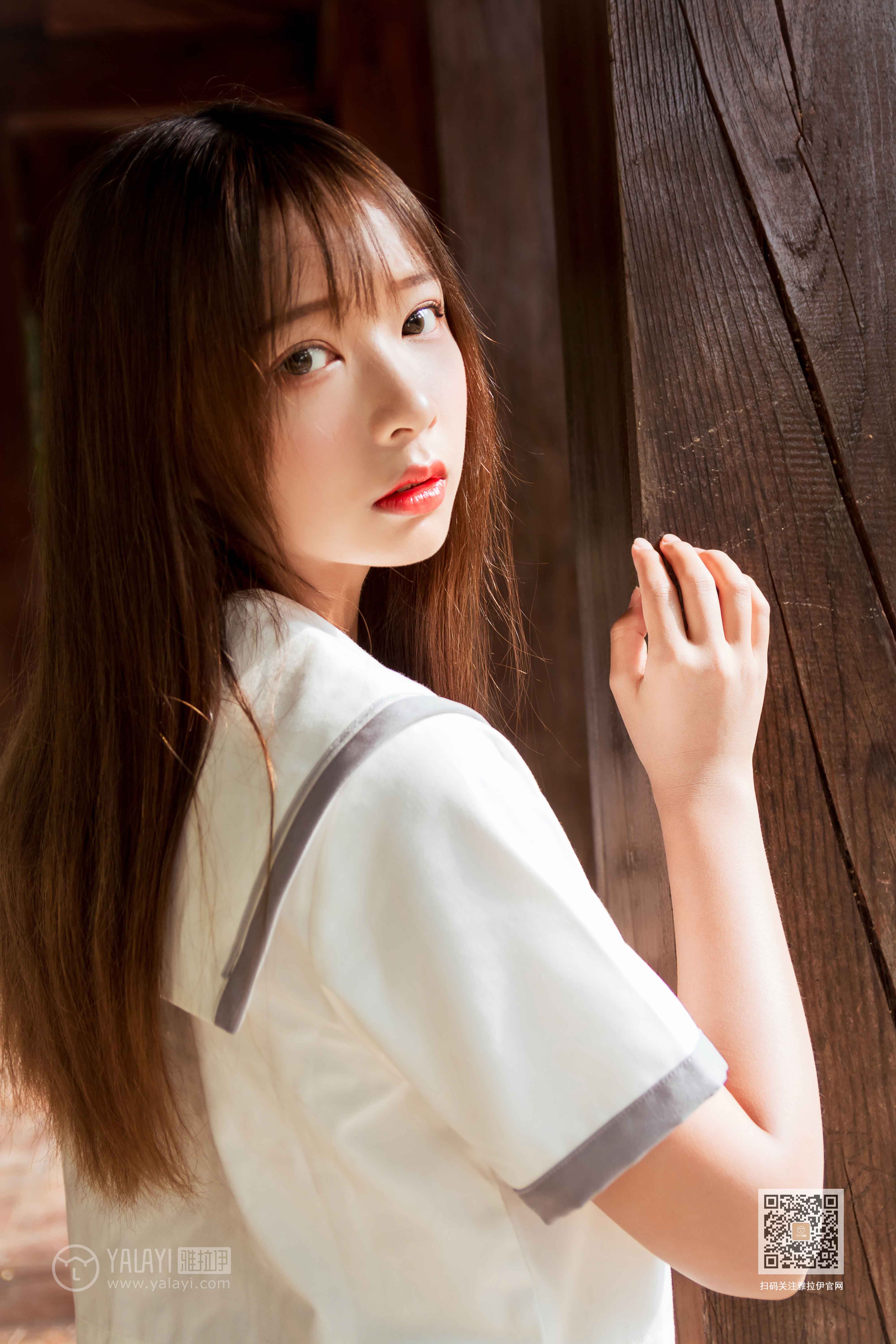 [YALAYI雅拉伊]2019.11.25No.471越秀百褶裙少女阿禾插图
